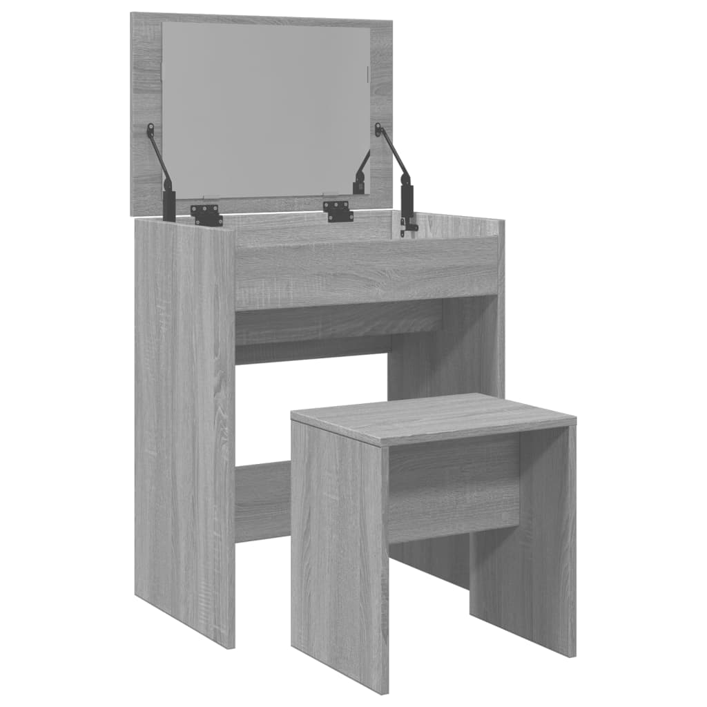 Dressing Table And Stool 60X40X113.5 Cm